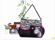 Brand New large Capacity Mummy Mags Hot Sale Cartoon Pattern Multi Function Baby Diaper Bags Tote
