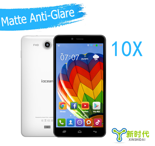 10x Matte Dirty resistant Anti Scratch Screen Protector For iocean G7 MT6592 Octa Core Protective Film