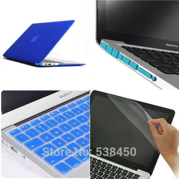 Film for Macbook Retina 12-inch 2015 Black Rubberized Matte Case Keyboard Cover