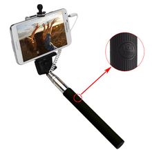 Z07 5S Extendable Aluminium Handheld Monopod Tripod Extender 3 5mm wired for iphone 6 5S 4S