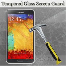 Premium Quality 9H Hardness 2.5D Round Edge ExplosionProof Tempered Glass LCD Guard for Samsung Galaxy Note 4 3 2 Smartphone