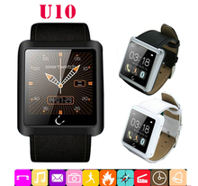 One Day Ship!U10 U Watch Waterproof Wriswatch Bluetooth Smart Dial Bracelet Watch Android Watch ForiPhone/SamsungHTC Smartphones