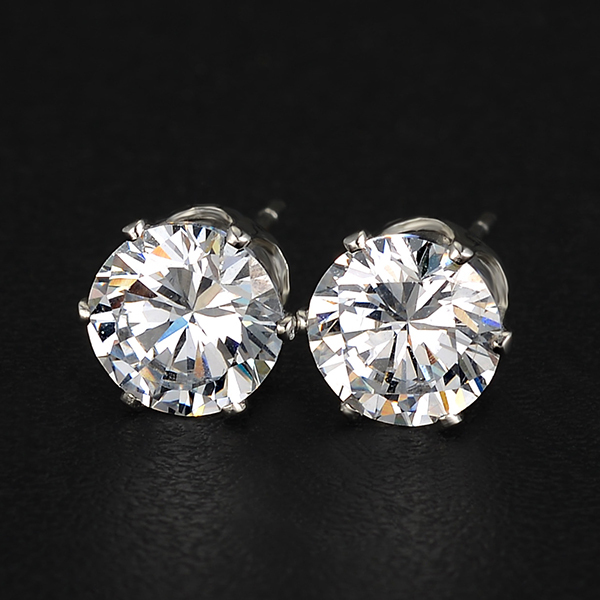 Brand Design New hot Fashion Popular Luxury Crystal Zircon Stud Earrings Elegant earrings jewelry for women