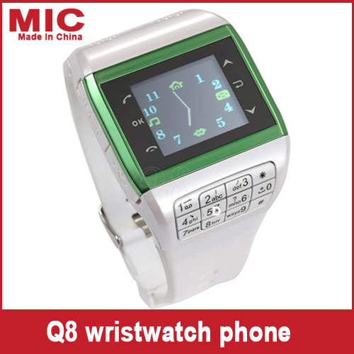 2013 Watch Wrist Cell Phone Mobile AT T Mobile quadband Dual SIM Card Bluetooth 1 5
