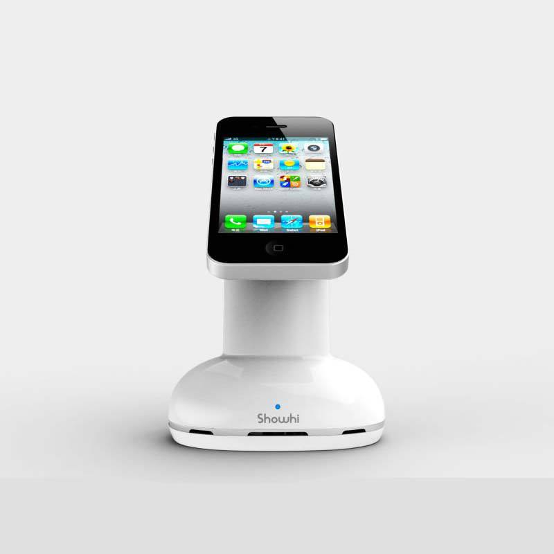 vG-STA87s02 SECURITY DISPLAY STAND FOR CELLPHONE, WITH ALARM AND CHARGE FUNCTION