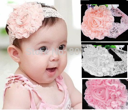 1pcs bebê recém-nascido menina menino criança infantil laço flor Headba