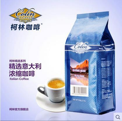 Colin select grade Italian Coffee espresso beans imported baking 454g ground black Coffee powder