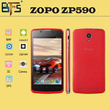 DHL Free Shipping Original ZOPO ZP590 Android 4 4 Cell Phone MTK6582 Quad Core 1 3GHz