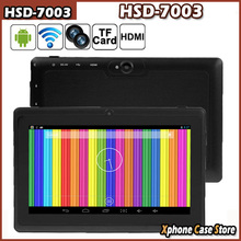 HSD-7003 7.0 inch Capacitive Screen Android 4.4 Tablet PC with Flash Dual Cameras RAM 512MB+ROM 4GB A23 Dual Core 1.2GHz Tablets