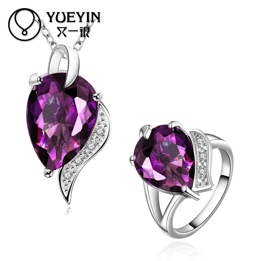 FVRS021 2015 new fine jewelry sets Extravagant Party jewlery set for lady Fashion Big Crystal set