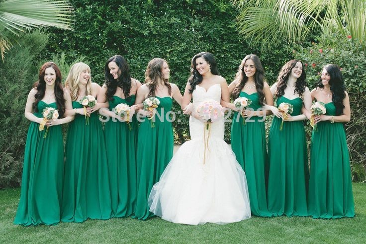 Green Dress For Bridesmaid - Ocodea.com