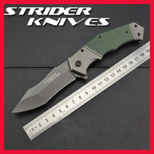 Free shipping folding tactical knife(titanium gray and stone wash version two choices) Camping multi tool survival Hunting knife