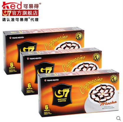 G7 COFFEE G7 Coffee Vietnam Central Plains Mocha cappuccino 108 grams 3 Kit