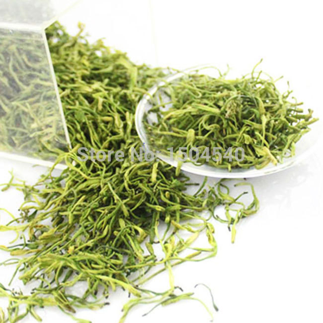 Free shipping Honeysuckle Tea 100 Organic Green Herbal Medicine Tea Refreshing Inlet 50g 