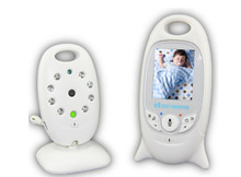 Wholesale Wireless Color Video Wireless Baby Monitor Security Camera 2 Way Talk  IR LED Temperature Monitoring with 8 Lullabies