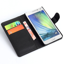 Luxury Business Style Wallet Flip Leather Case For Samsung Galaxy A5 A500 Phone Cover Skin Pouch