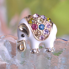 Kawaii Elephant Hijab Pins Brooches Broches Broaches Bouquet Joias Ouro 18K Turkish Jewellry Accessories Masculino Vistidos