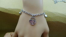 HOT SALE Heart Lock Key Love Bracelet For Couples and Lovers