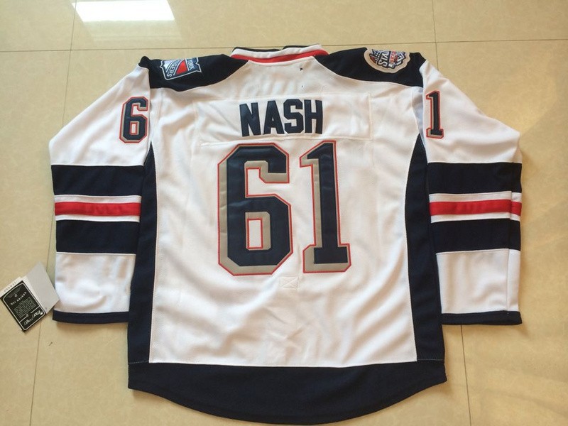 ... Authentic New York Rangers NHL Hockey Jersey # 61 Rick Nash Jersey NY