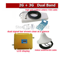 2G 3G dual band signal booster GSM 900mhz 2100mhz Dual Band cellpone Signal Booster Repeater