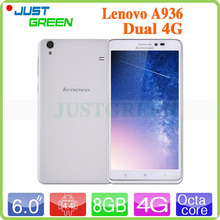lenovo A936 Note8 Dual 4G Phone MTK6752 Octa Core 1.7GHz 6″ 1280×720 IPS Screen 1GB RAM 8GB ROM 13.0MP Android 4.4 Dual SIM GPS
