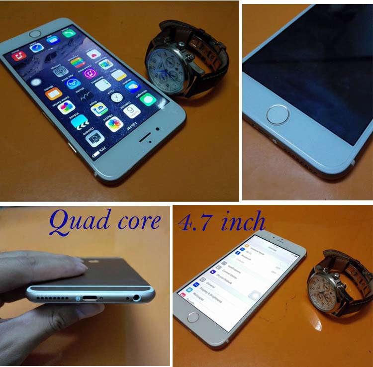 4 7 inch HDC i6 quad core 1G RAM metal smartphone mtk6582 5MP 1280 720 cheap