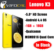 New Original Lenovo K3 Qualcomm MSM8916 64bit Quad Core Mobile Phone 5 0 HD Screen Android