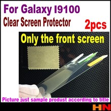 2pcs Clear Glossy screen protector protective film for Samsung Galaxy S2 / S II / S2 Plus / S II Plus i9100 i9105