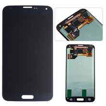 Wholesale Mobile phone spare parts 100% Original For Samsung galaxy S5 I9600 lcd G900F/G900H LCD screen display digitizer black