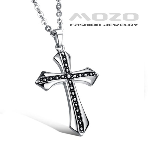 cross pendant male tide titanium necklace  necklace sale fine steel pendant  jewelry cross male  hot