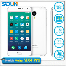 In Stock Meizu MX4 Pro 4G FDD LTE Android 4.4 Octa Core 2.2GHz 5.5” 2560X1536pixels 3G RAM 20.7M Camera 3350mAh NFC Phone