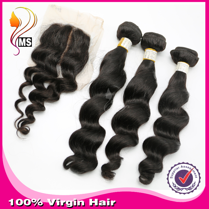

Ms Virgin Hair Ms 100% huamn 3 1 6A REMY HAIR