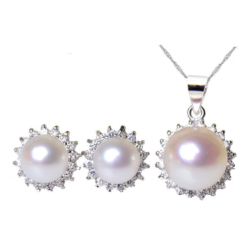 Cheap-fashion-women-fine-jewelry-pearl-sets-white-and-freshwater-pearl ...