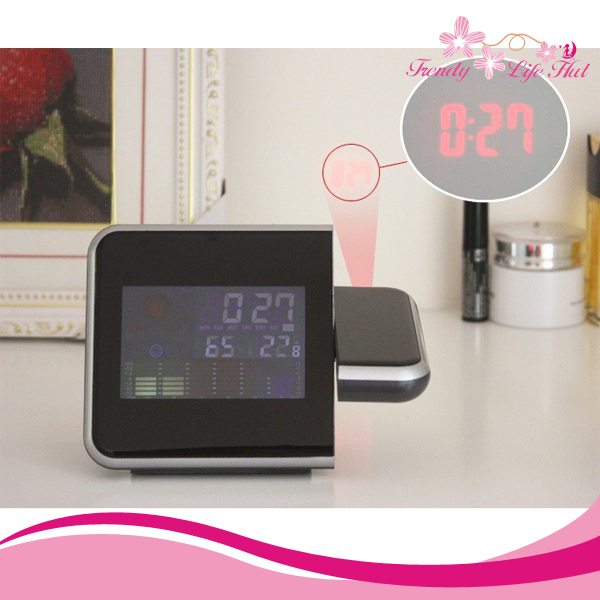 Купить Многофункциональный цифровой lcd экран led проектор будильник ...