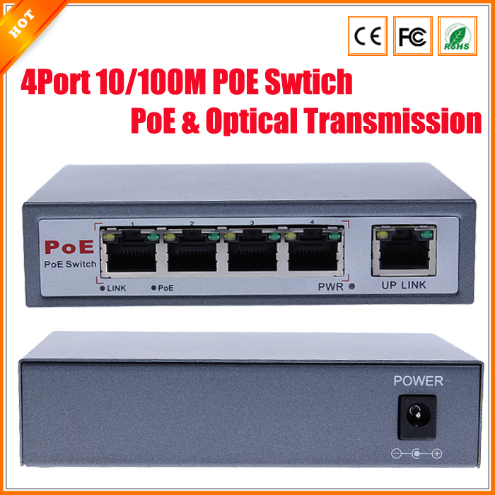  4- 10 / 100  PoE   / Hub   Ethernet PoE     IP    