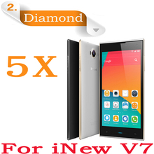 5pcs Original Smart Phone iNew V7 Diamond Screen Film Diamond Sparkling Screen Protector iNew V7 Protective
