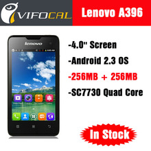 Original Lenovo A396 Smart Mobile Phone SC7730 Quad Core 4 0 Screen Android Dual Sim WCDMA