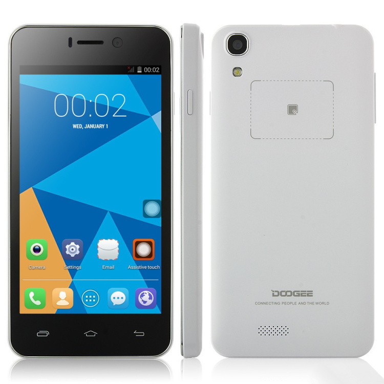 2014 mobile phone DOOGEE VALENCIA DG800 4 5inches Android 4 4 MTK6582 Quad Core cell phones