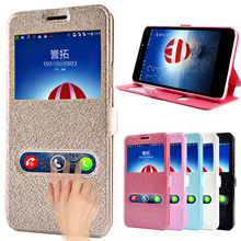 Original PU Flip Leather  case For Coolpad F2 8675-HD 5.5 inch Octa core Mobile phone protective cover Fashion Window Stand