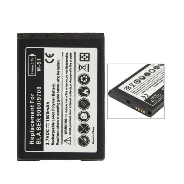 Original M S1 M S1 MS1 High Capacity Rechargeable Mobile Phone Battery for BlackBerry 9000 9700