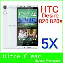 New Arrival! Ultra-Clear HD Screen Protector Film For HTC Desire 820 Mobile phone 5.5″FHD IPS 5PCS/Wholesales