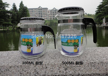 Free Shipping 2014 New Style 500ml Glass Teapot with Original Packing Box Office Tea Kettle Integrative
