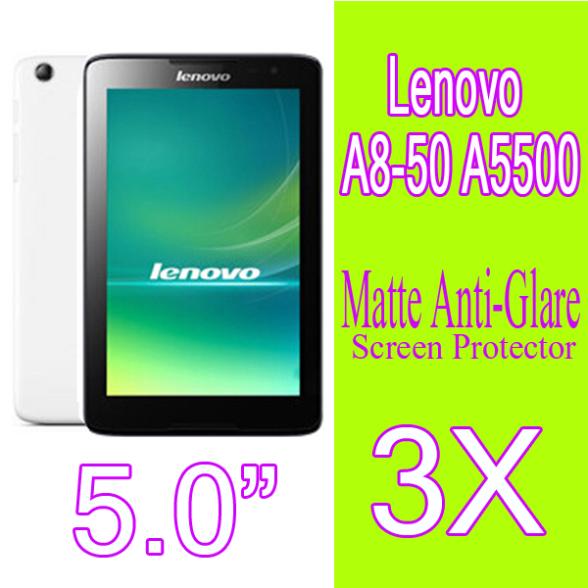 3pcs Lenovo A5500 Screen Protector Matte anti glare Anti Scratch Lenovo A5500 A8 50 Tablet PC