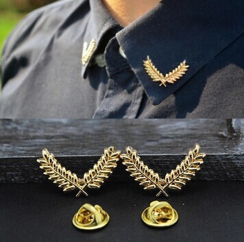 New Fashion jewelry Tree leaf brooches Collar clip gift for women men lovers wholesale BR74