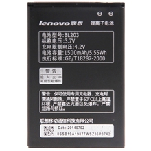 1500mAh BL203 Rechargeable Lithium-ion High quality mobile phone Battery for Lenovo A278t / A66 / A365e / A278