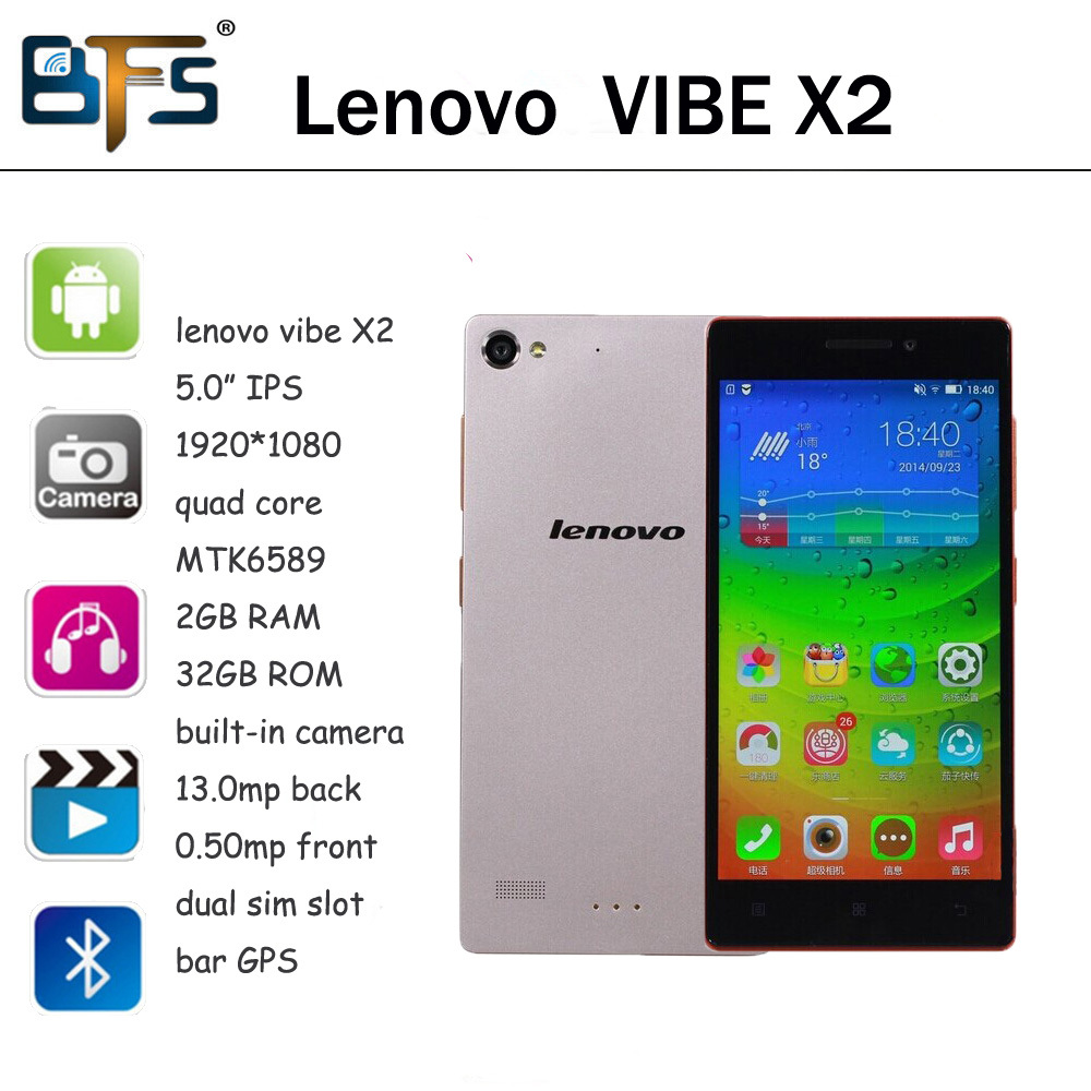 New Arrival Lenovo VIBE X2 4G LTE Cell Phone Octa Core 1 5GHz Android 4 4