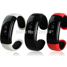 New Arrival  and Fashion Electronic Handsfree Anti-lost Bluetooth Smart Bracelet Watch for Android Phones Sync Calls 3Colors