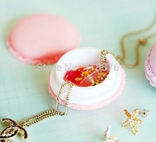 New 5Pcs Jewelry Box Gift Mini Macarons Box Candy Color Storage Box For Jewelry Organizer