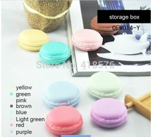 New 5Pcs Jewelry Box Gift Mini Macarons Box Candy Color Storage Box For Jewelry Organizer