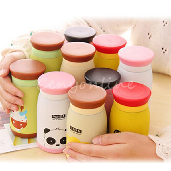 500 ml New Design Colourful Cute Cartoon Animal Kid Vacuum Flasks Thermoses Insulated Mug Milk Water